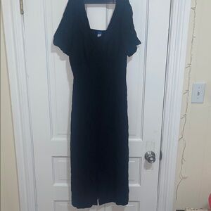 Old Navy Black Maxi Dress